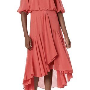 NWT! TAYLOR Dresses with a high-low effect, v-neck & A-line silhouette